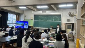 横須賀市立常葉中学校キャリア教育プログラムで「研究職」についての授業を実施